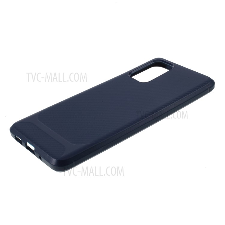 Anti-slip TPU Soft Cell Phone Case for Samsung Galaxy S20 Plus - Blue-4