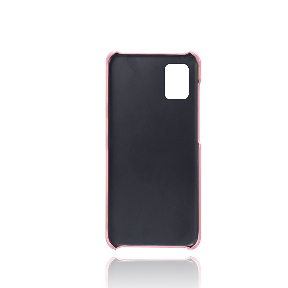 KSQ PU Leather Coated PC Covering with Double Card Slots for Samsung Galaxy A51 - Rose Gold-2