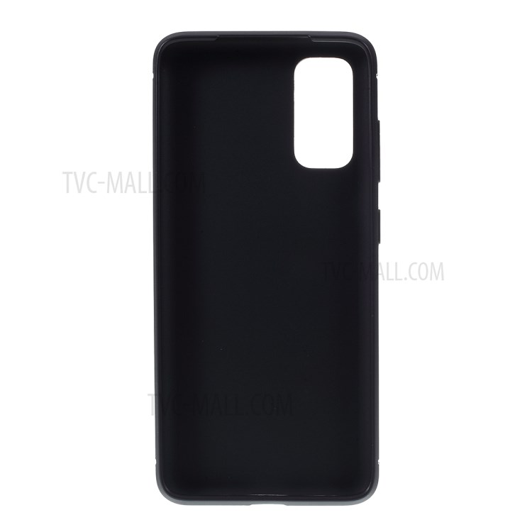 Anti-slip TPU Flexible Mobile Phone Case for Samsung Galaxy S20 - Black-3