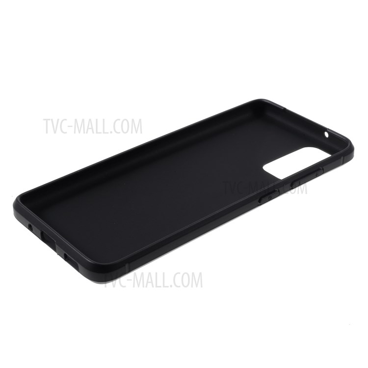 Anti-slip TPU Flexible Mobile Phone Case for Samsung Galaxy S20 - Black-5