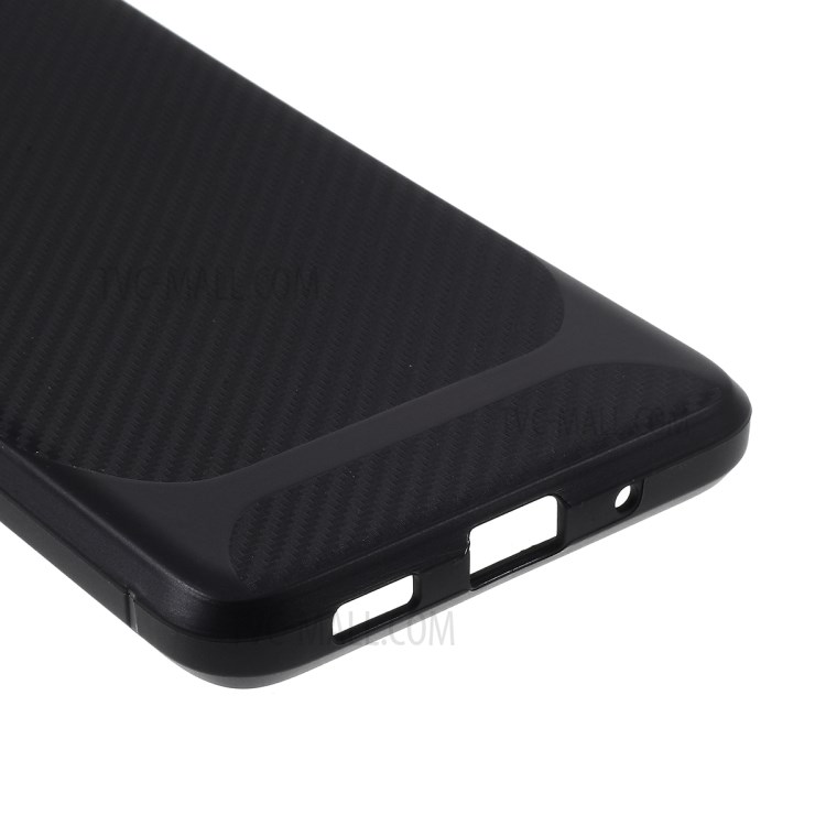 Anti-slip TPU Flexible Mobile Phone Case for Samsung Galaxy S20 - Black-6