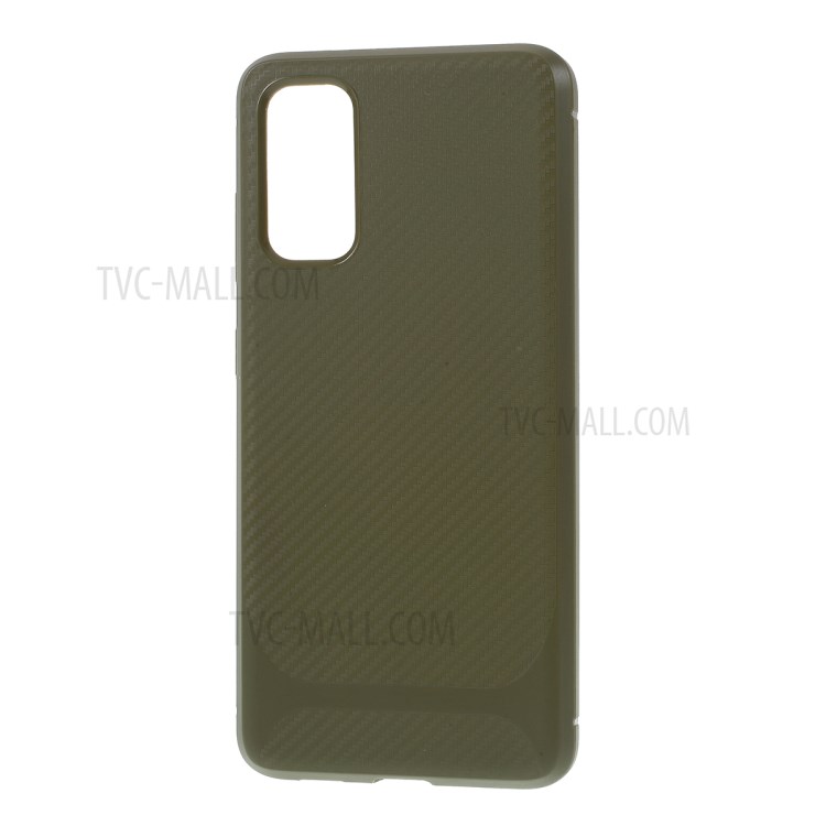 Anti-slip TPU Flexible Mobile Phone Case for Samsung Galaxy S20 - Green-2