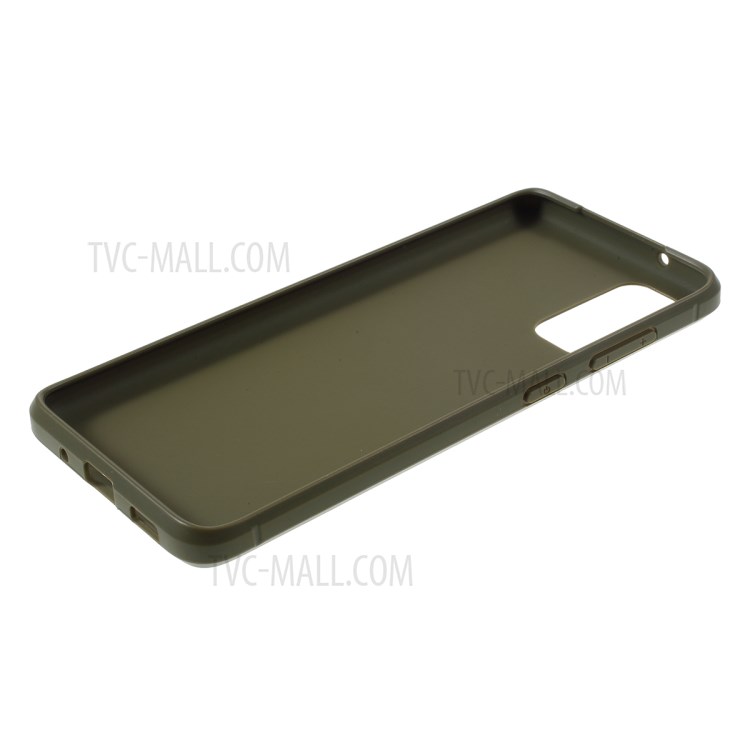 Anti-slip TPU Flexible Mobile Phone Case for Samsung Galaxy S20 - Green-5