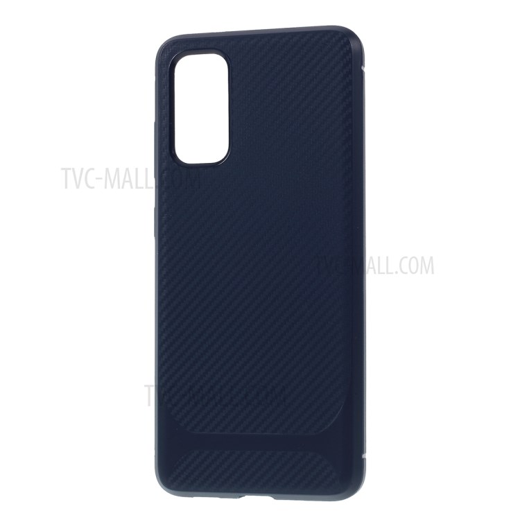 Anti-slip TPU Flexible Mobile Phone Case for Samsung Galaxy S20 - Blue-2