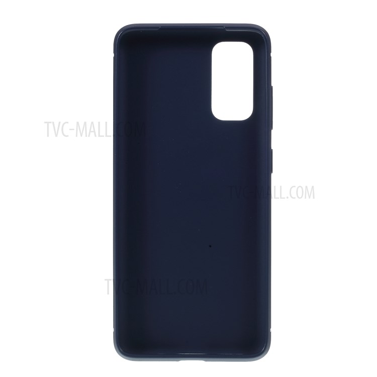 Anti-slip TPU Flexible Mobile Phone Case for Samsung Galaxy S20 - Blue-3