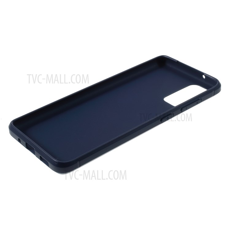 Anti-slip TPU Flexible Mobile Phone Case for Samsung Galaxy S20 - Blue-5