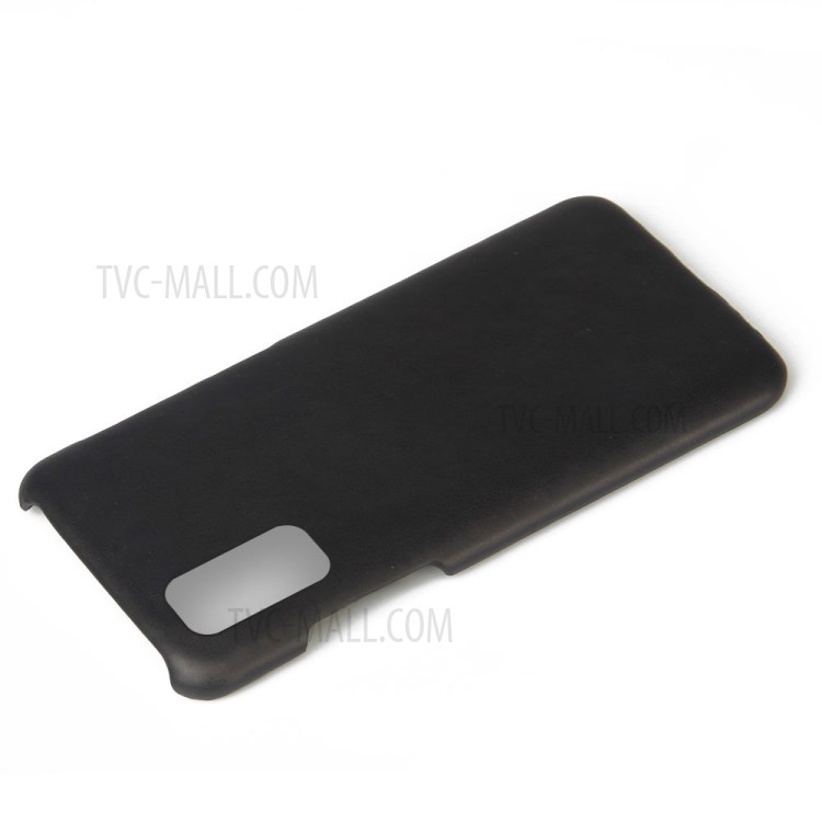 Crazy Horse Style PU Leather Coated Plastic Case for Samsung Galaxy S20 Ultra - Black-2