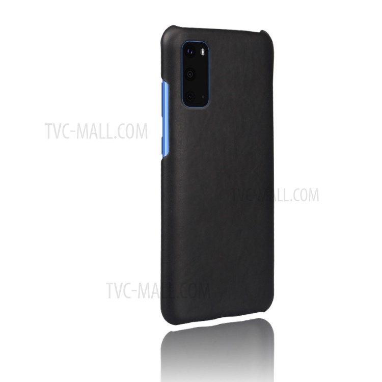 Crazy Horse Style PU Leather Coated Plastic Case for Samsung Galaxy S20 Ultra - Black-4
