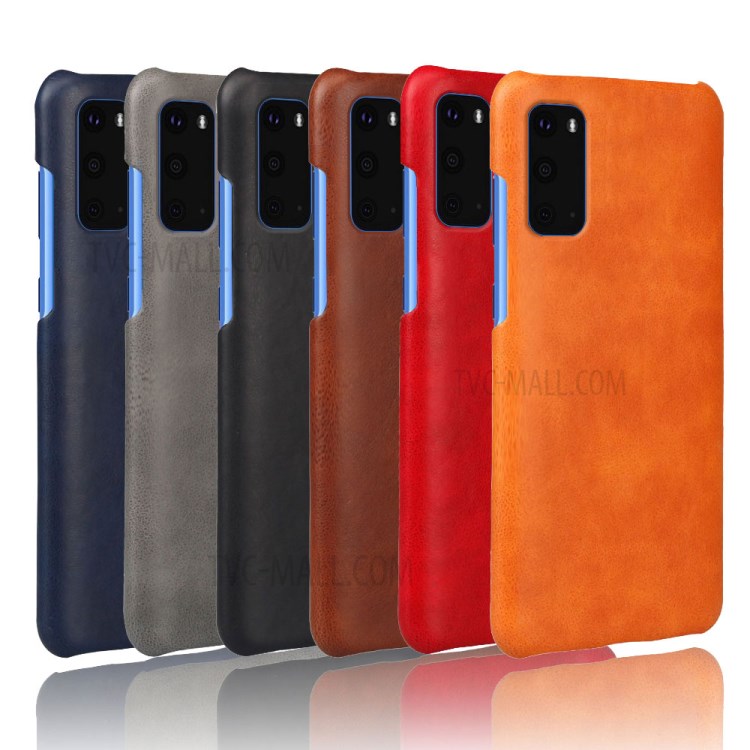 Crazy Horse Style PU Leather Coated Plastic Case for Samsung Galaxy S20 Ultra - Black-5