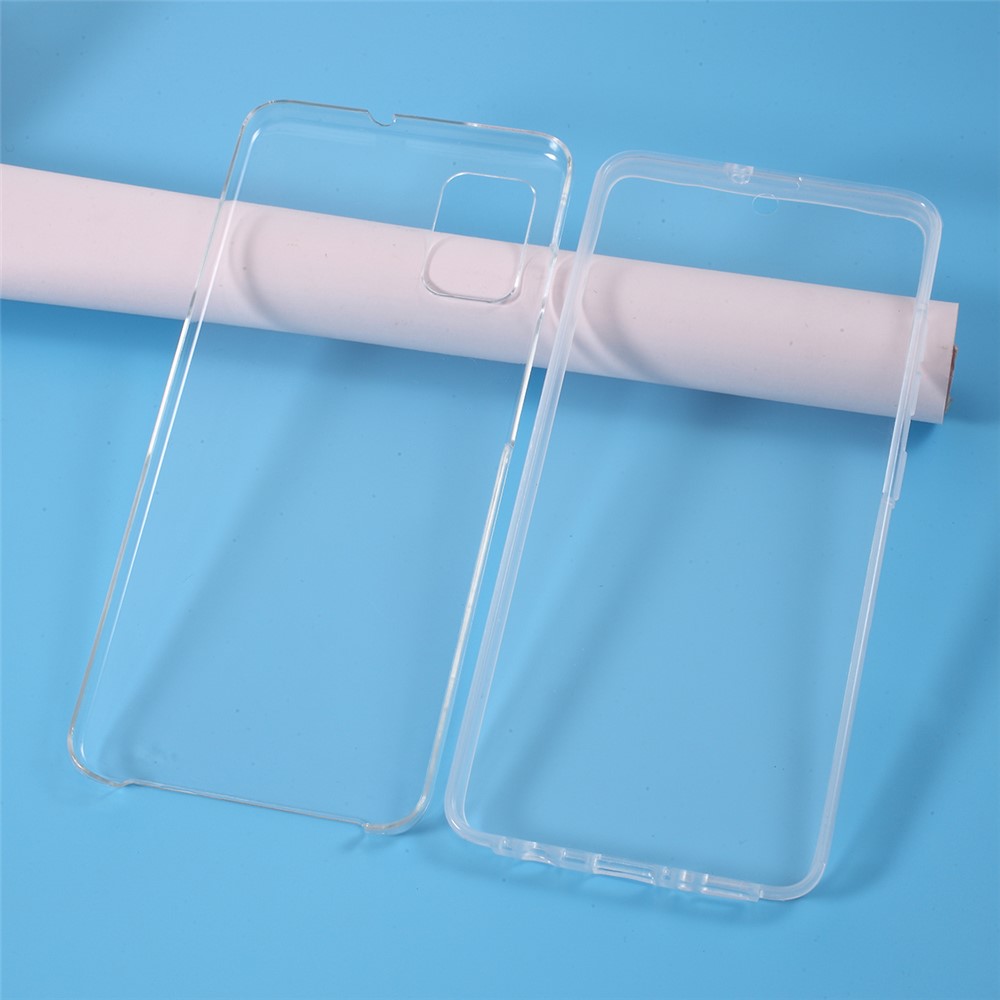 Detachable 2-in-1 Clear Hybrid Phone Case Cover for Samsung Galaxy A71-1