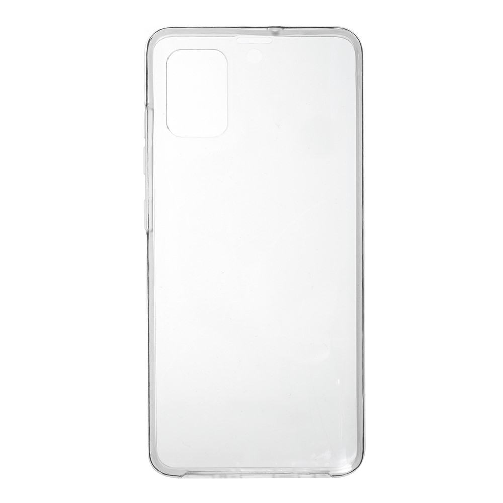 Detachable 2-in-1 Clear Hybrid Phone Case Cover for Samsung Galaxy A71