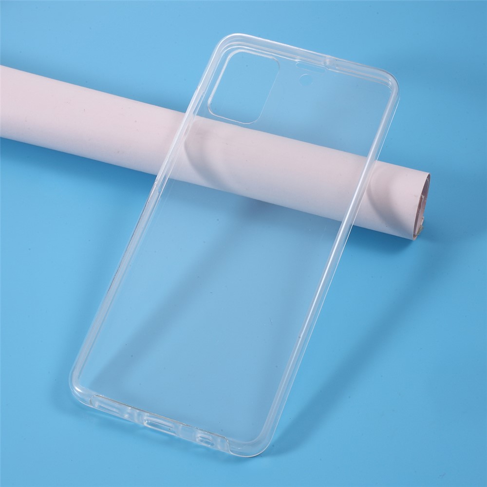 Detachable 2-in-1 Clear Hybrid Phone Case Cover for Samsung Galaxy A71-3