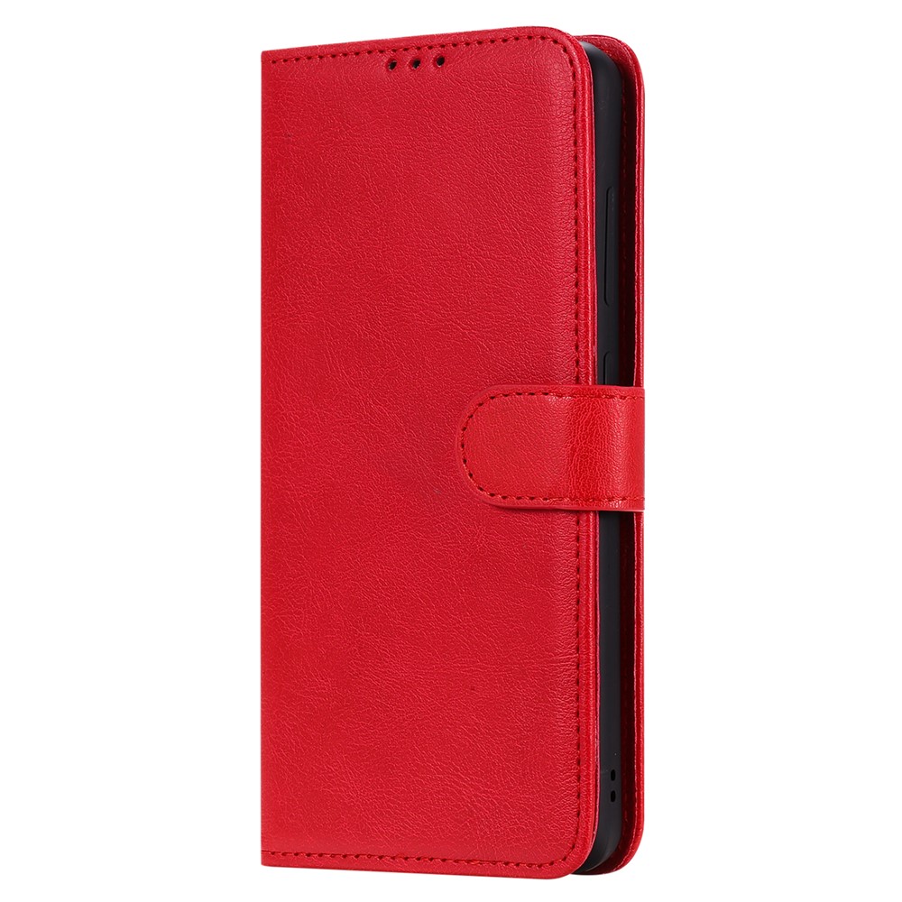 Magnetic Detachable 2-in-1 Wallet Leather Case for Samsung Galaxy A51 - Red-2