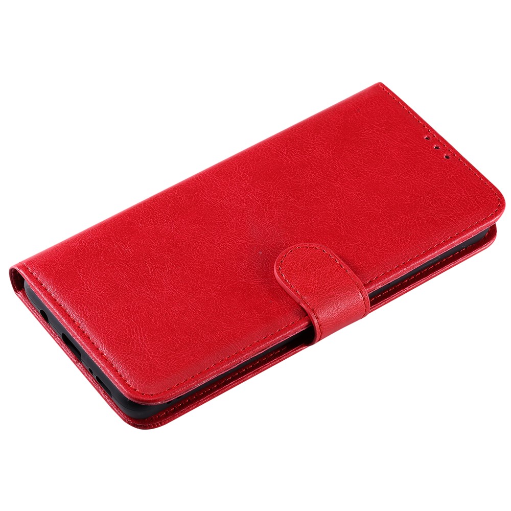 Magnetic Detachable 2-in-1 Wallet Leather Case for Samsung Galaxy A51 - Red-8