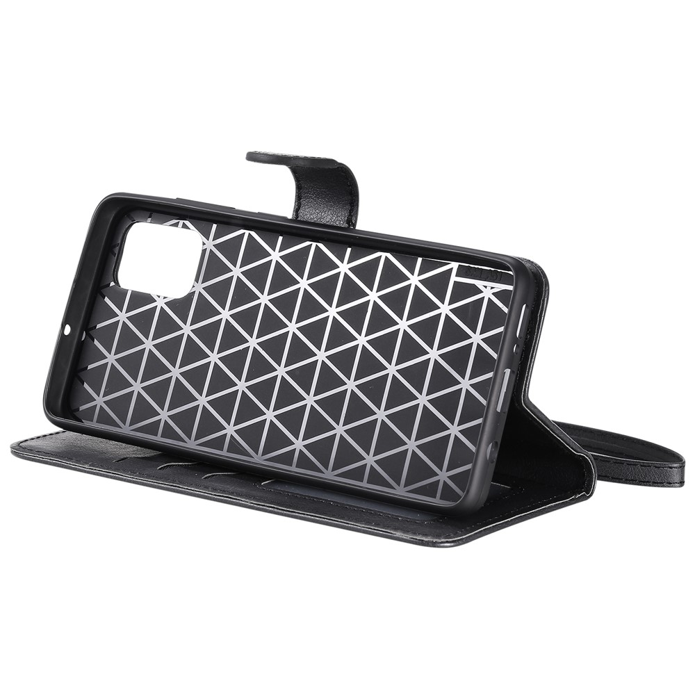 Magnetic Detachable 2-in-1 Wallet Leather Case for Samsung Galaxy A51 - Black-6