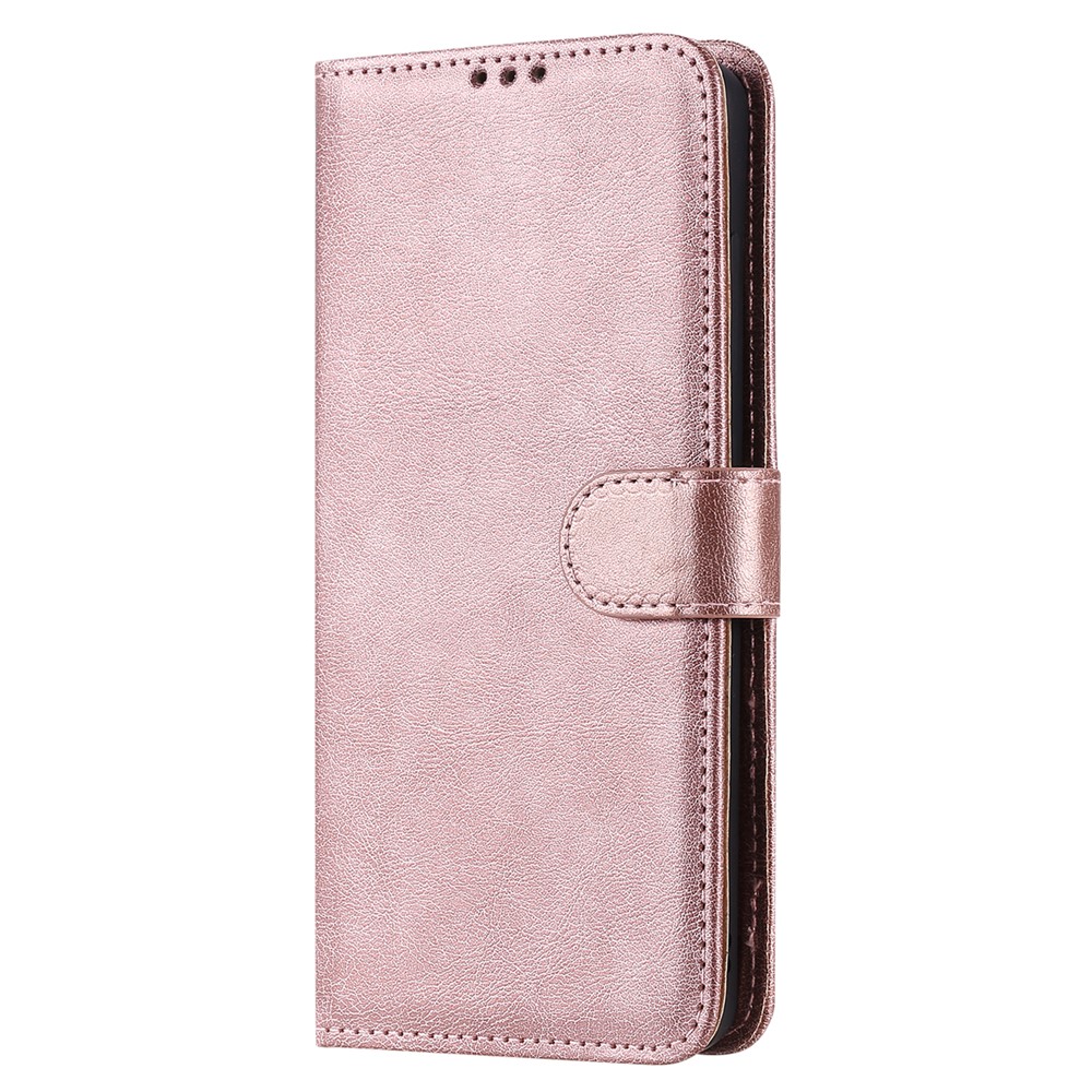 Magnetic Detachable 2-in-1 Wallet Leather Case for Samsung Galaxy A51 - Rose Gold-2