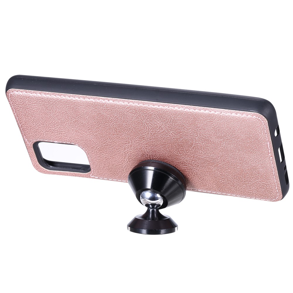 Magnetic Detachable 2-in-1 Wallet Leather Case for Samsung Galaxy A51 - Rose Gold-7