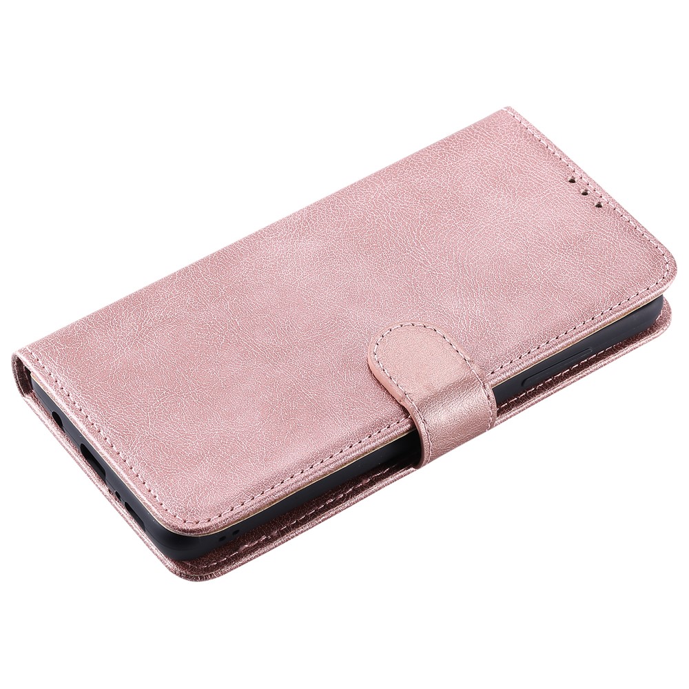Magnetic Detachable 2-in-1 Wallet Leather Case for Samsung Galaxy A51 - Rose Gold-8