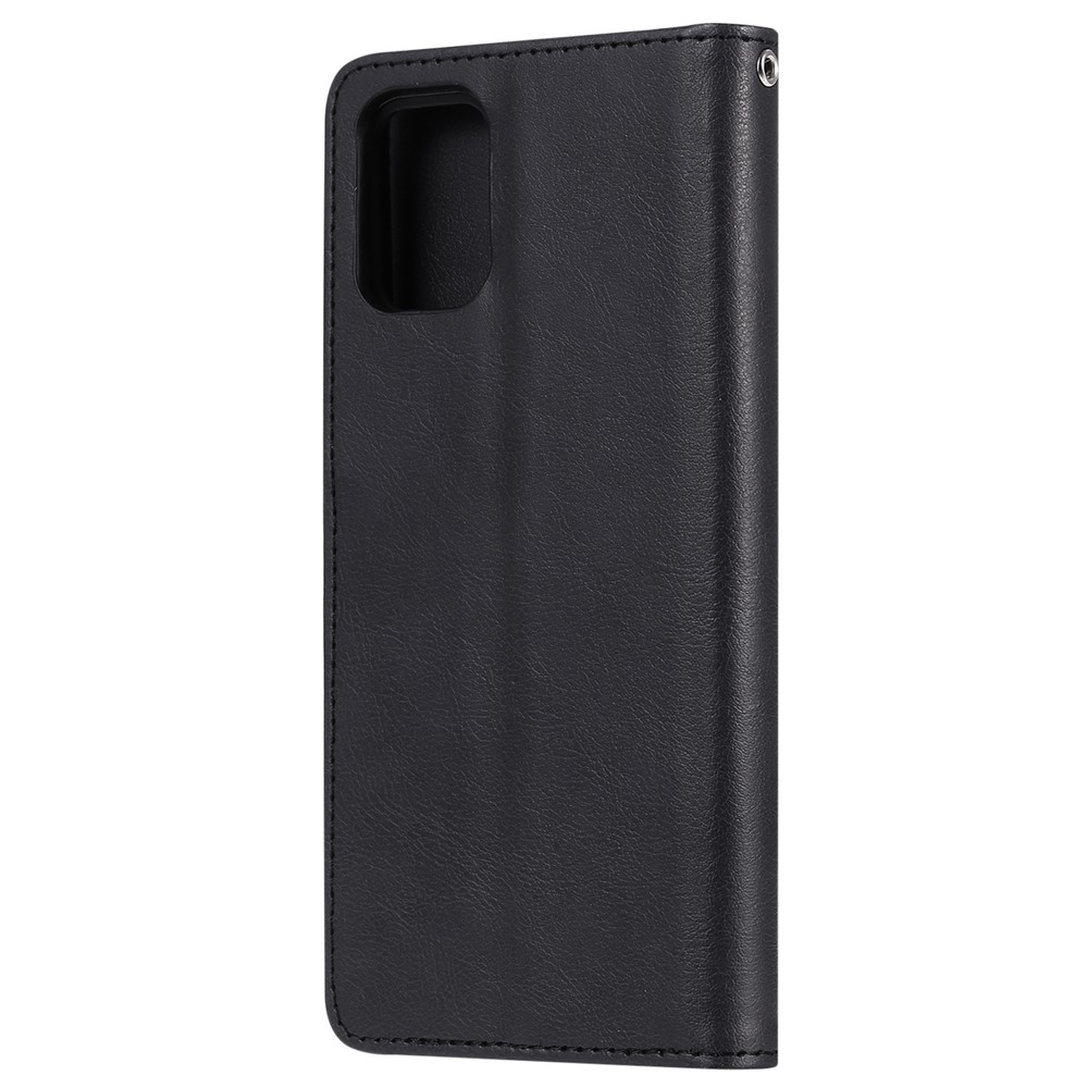 Detachable 2-in-1 PU Leather Wallet Stand Flip Cover for Samsung Galaxy A71 - Black-3