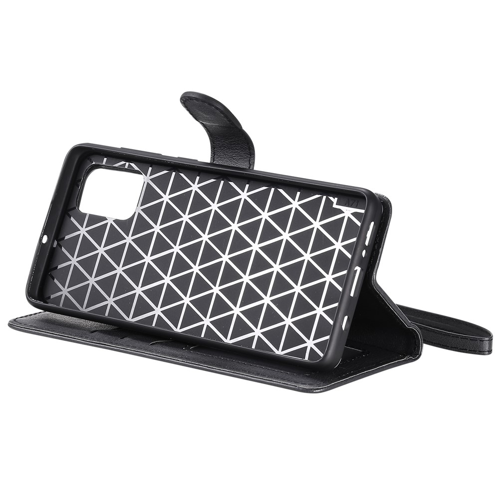 Detachable 2-in-1 PU Leather Wallet Stand Flip Cover for Samsung Galaxy A71 - Black-6