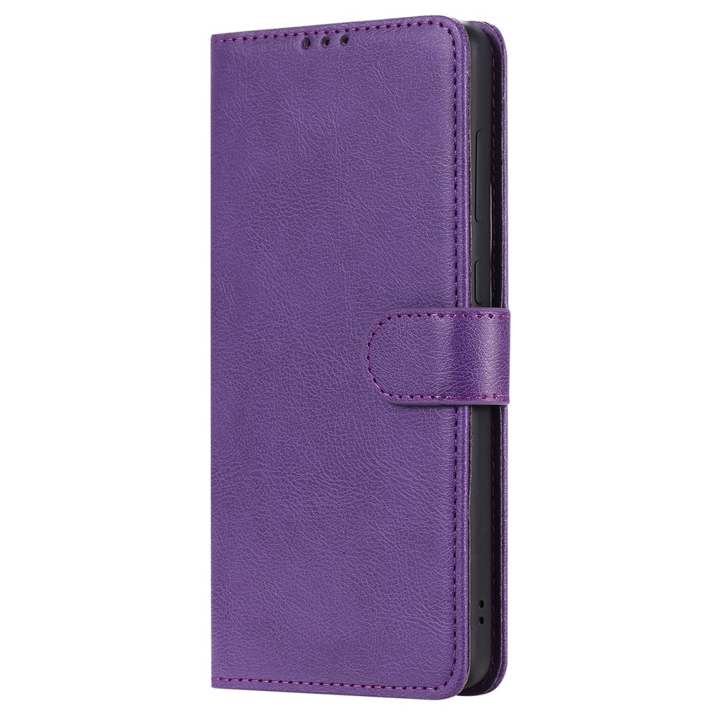 Detachable 2-in-1 PU Leather Wallet Stand Flip Cover for Samsung Galaxy A71 - Purple-2