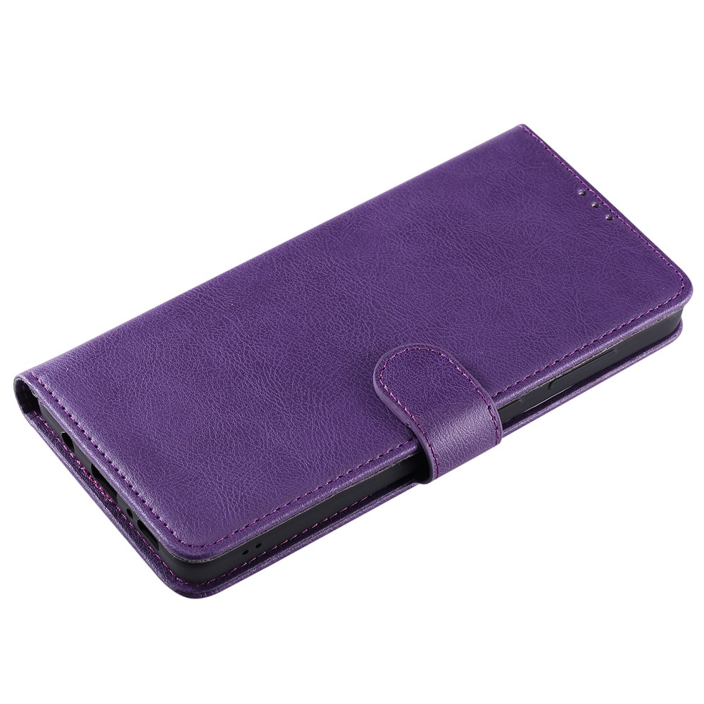 Detachable 2-in-1 PU Leather Wallet Stand Flip Cover for Samsung Galaxy A71 - Purple-8