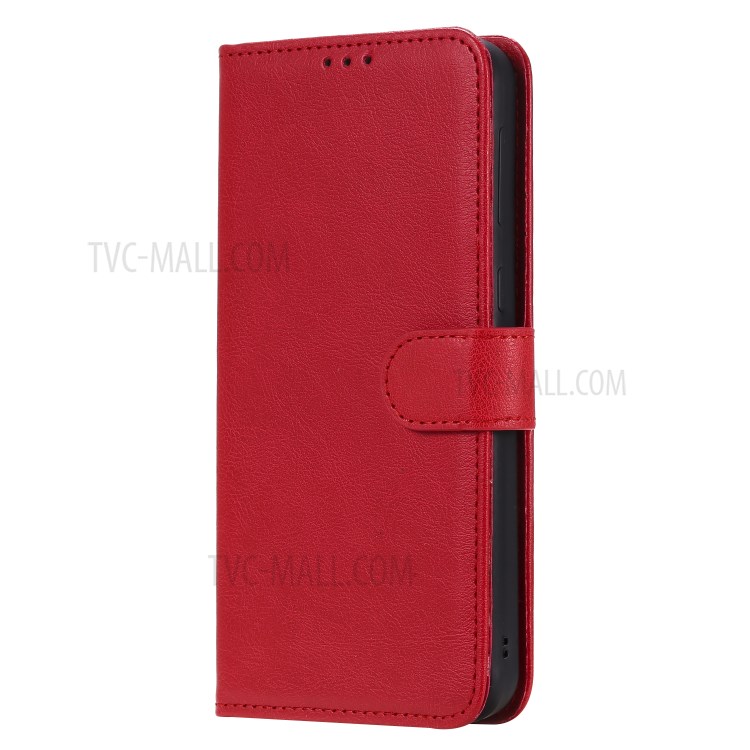 Detachable Leather Wallet Case + TPU Back 2 in 1 Phone Shell for Samsung Galaxy M30s/M21 - Red-2