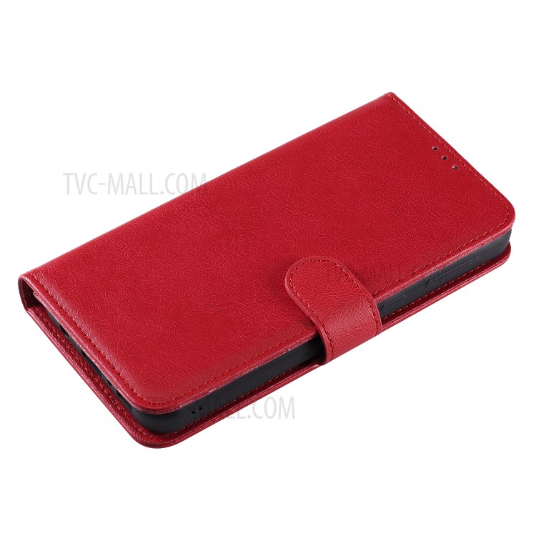 Detachable Leather Wallet Case + TPU Back 2 in 1 Phone Shell for Samsung Galaxy M30s/M21 - Red-7