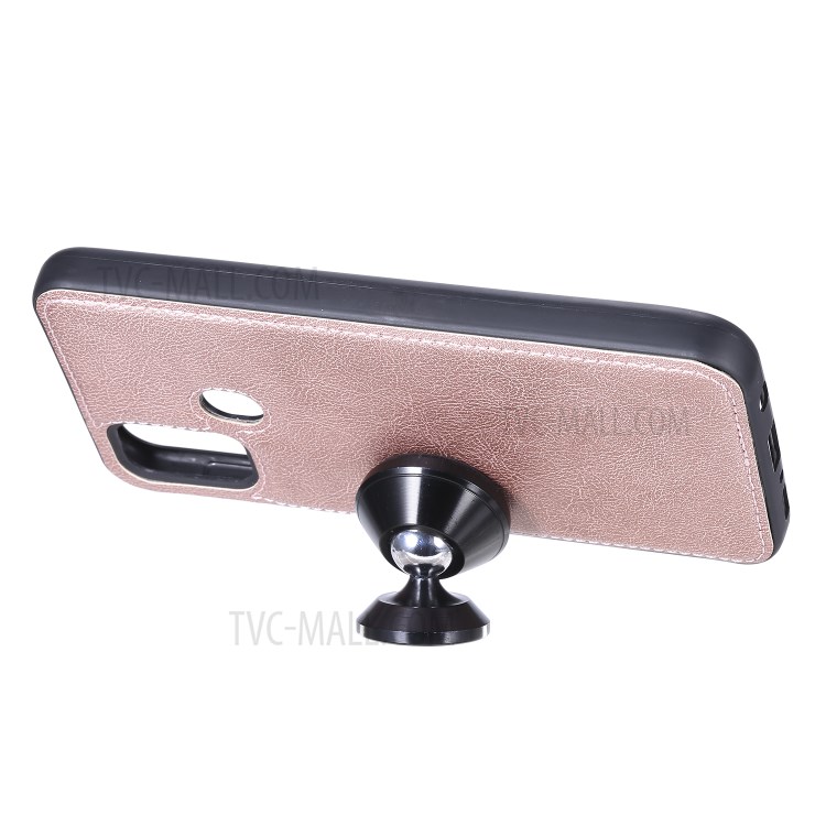 Detachable Leather Wallet Case + TPU Back 2 in 1 Phone Shell for Samsung Galaxy M30s/M21 - Rose Gold-8