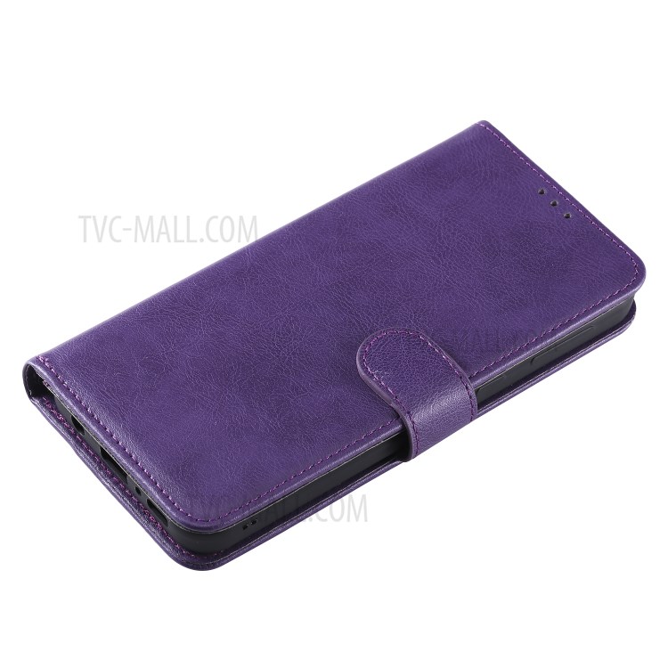 Detachable Leather Wallet Case + TPU Back 2 in 1 Phone Shell for Samsung Galaxy M30s/M21 - Purple-7