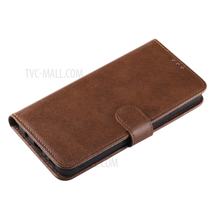 Detachable Leather Wallet Case + TPU Back 2 in 1 Phone Shell for Samsung Galaxy M30s/M21 - Brown-8