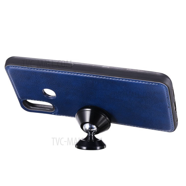 Magnetic Detachable 2-in-1 Wallet Stand Leather Shell for Samsung Galaxy A10s - Blue-8