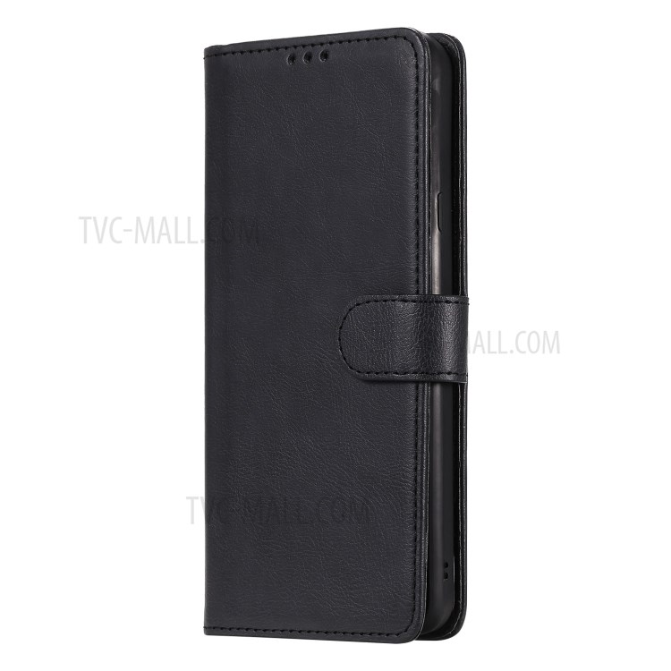 Magnetic Detachable 2-in-1 Wallet Stand Leather Phone Case for Samsung Galaxy A20s - Black-2