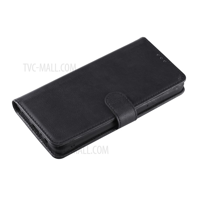 Magnetic Detachable 2-in-1 Wallet Stand Leather Phone Case for Samsung Galaxy A20s - Black-7