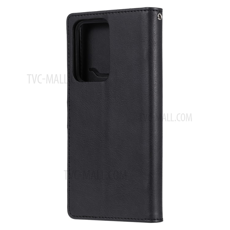Detachable 2-in-1 Leather Wallet Case for Samsung Galaxy S20 Ultra - Black-3