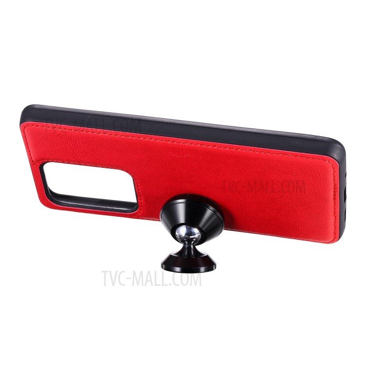 Detachable 2-in-1 Leather Wallet Case for Samsung Galaxy S20 Ultra - Red-6