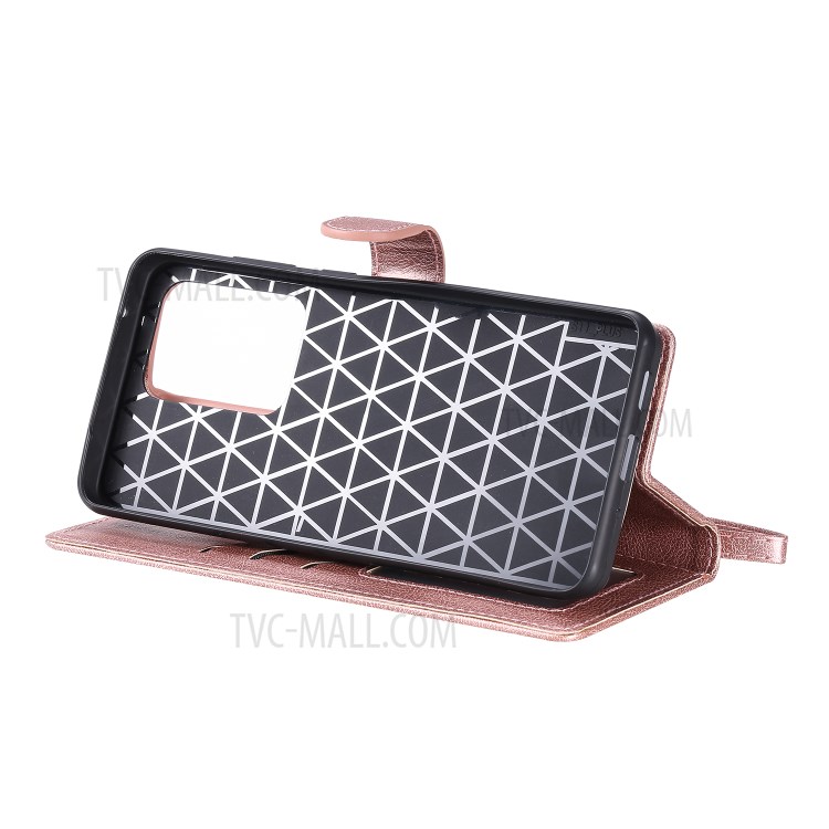 Detachable 2-in-1 Leather Wallet Case for Samsung Galaxy S20 Ultra - Rose Gold-5