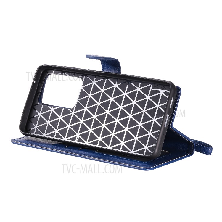 Detachable 2-in-1 Leather Wallet Case for Samsung Galaxy S20 Ultra - Blue-5