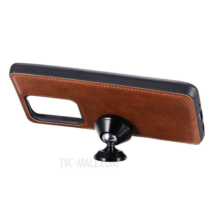 Detachable 2-in-1 Leather Wallet Case for Samsung Galaxy S20 Ultra - Brown-6