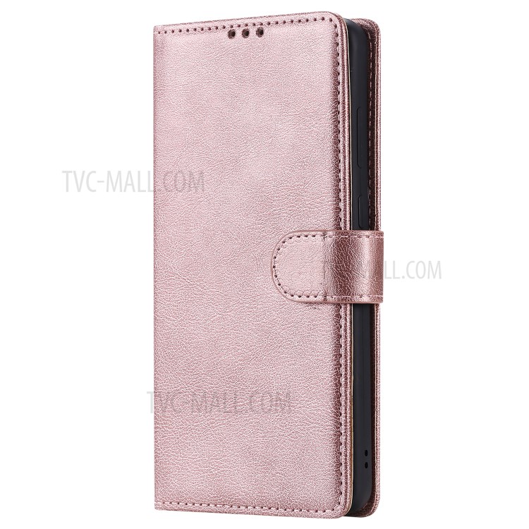 Detachable 2-in-1 Leather Wallet Stand Case for Samsung Galaxy S20 Plus - Rose Gold-2
