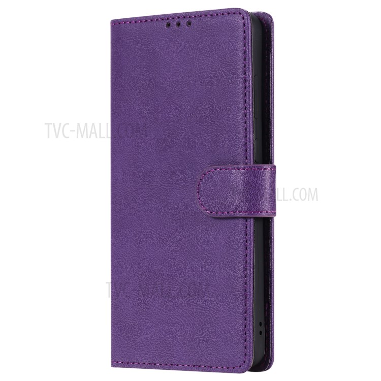 Detachable 2-in-1 Leather Wallet Stand Case for Samsung Galaxy S20 Plus - Purple-2