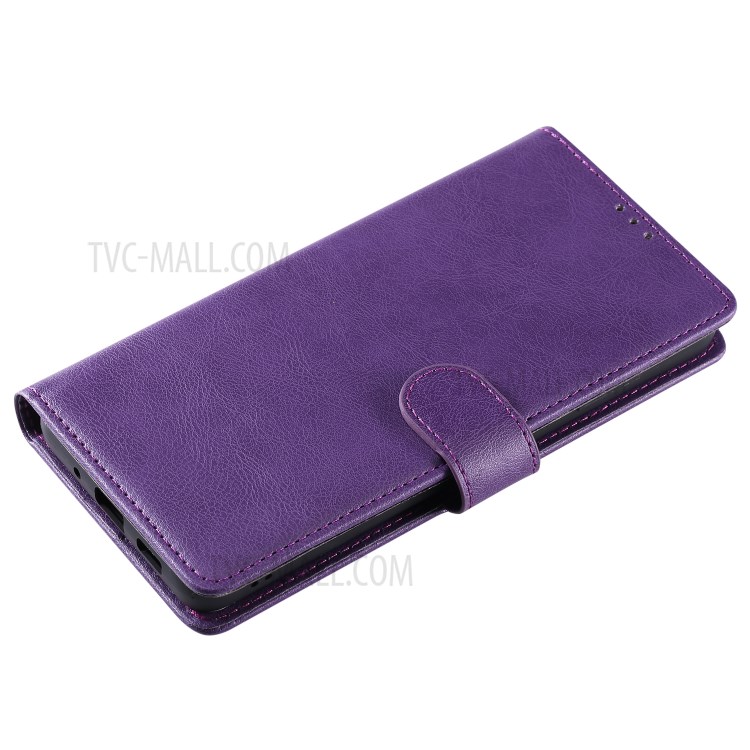 Detachable 2-in-1 Leather Wallet Stand Case for Samsung Galaxy S20 Plus - Purple-8