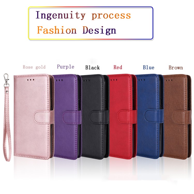 Detachable 2-in-1 PU Leather Wallet Case for Samsung Galaxy S20 - Brown-13