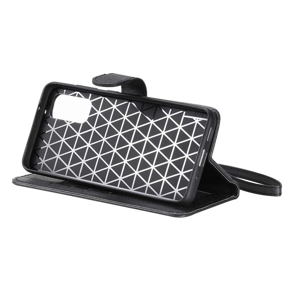 Detachable 2-in-1 PU Leather Wallet Case for Samsung Galaxy S20 - Black-5