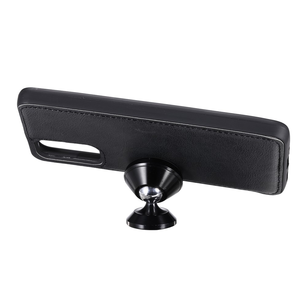 Detachable 2-in-1 PU Leather Wallet Case for Samsung Galaxy S20 - Black-8