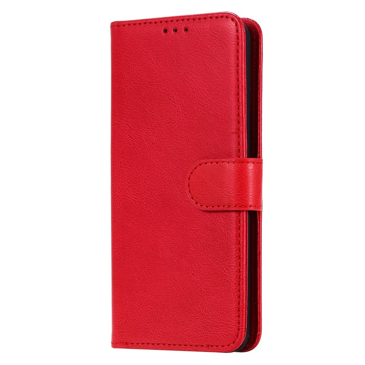 Detachable 2-in-1 PU Leather Wallet Case for Samsung Galaxy S20 - Red-2