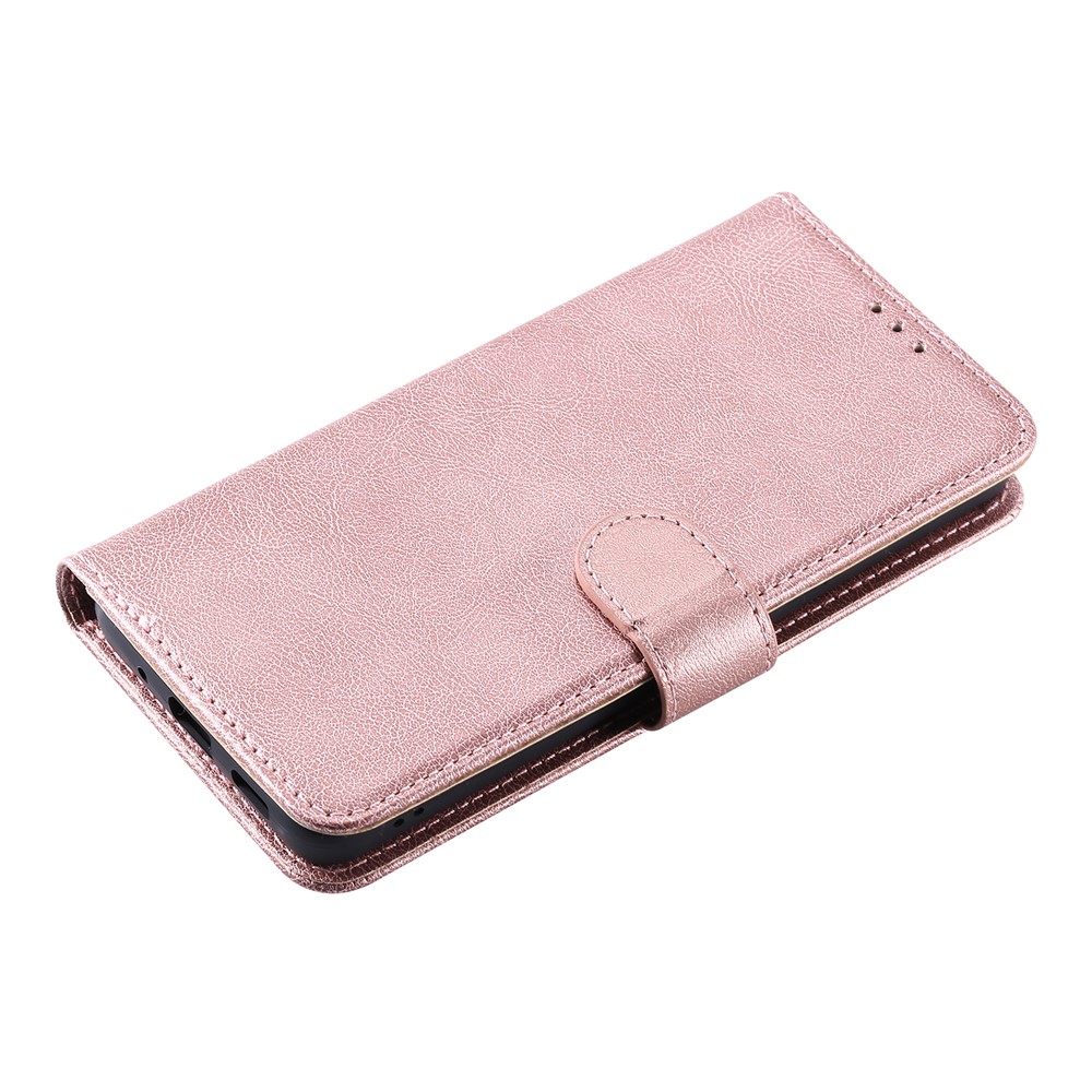 Detachable 2-in-1 PU Leather Wallet Case for Samsung Galaxy S20 - Rose Gold-7