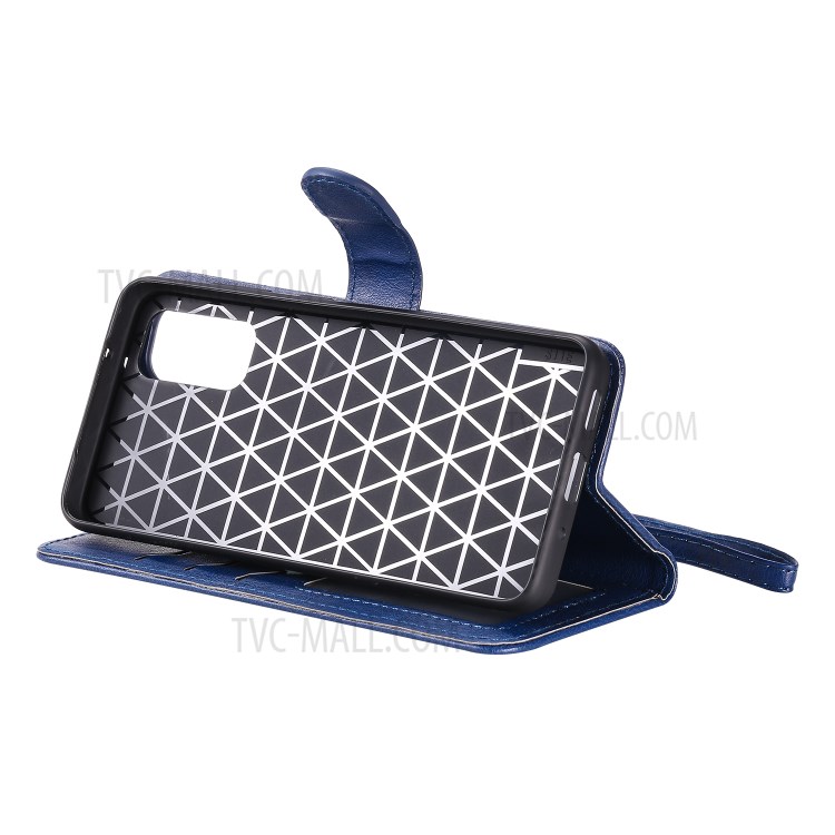 Detachable 2-in-1 PU Leather Wallet Case for Samsung Galaxy S20 - Blue-5