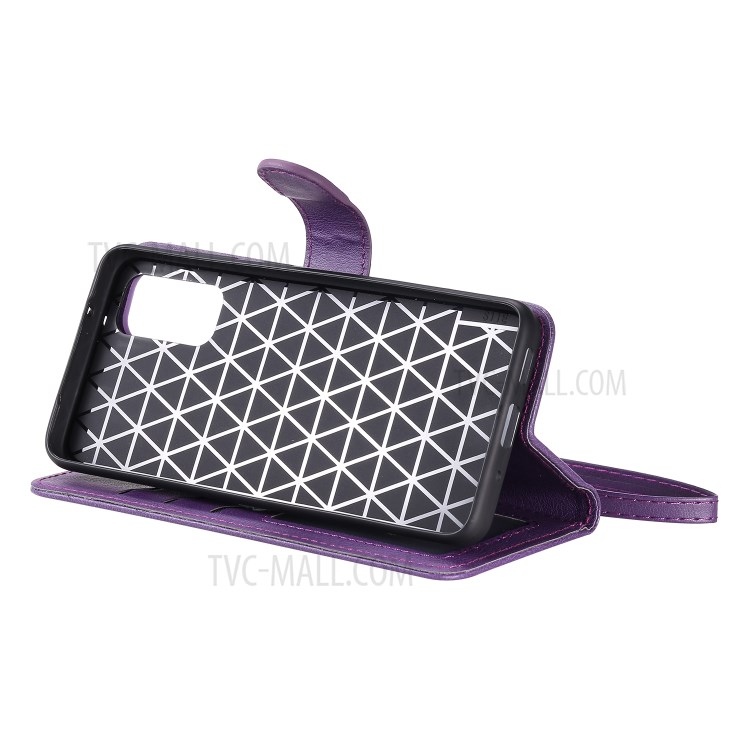 Detachable 2-in-1 PU Leather Wallet Case for Samsung Galaxy S20 - Purple-5