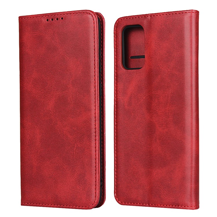 Custodia Per il Portafoglio Per Telefono in Pelle Automatica Automatica Per Samsung Galaxy S20 Plus - Rosso